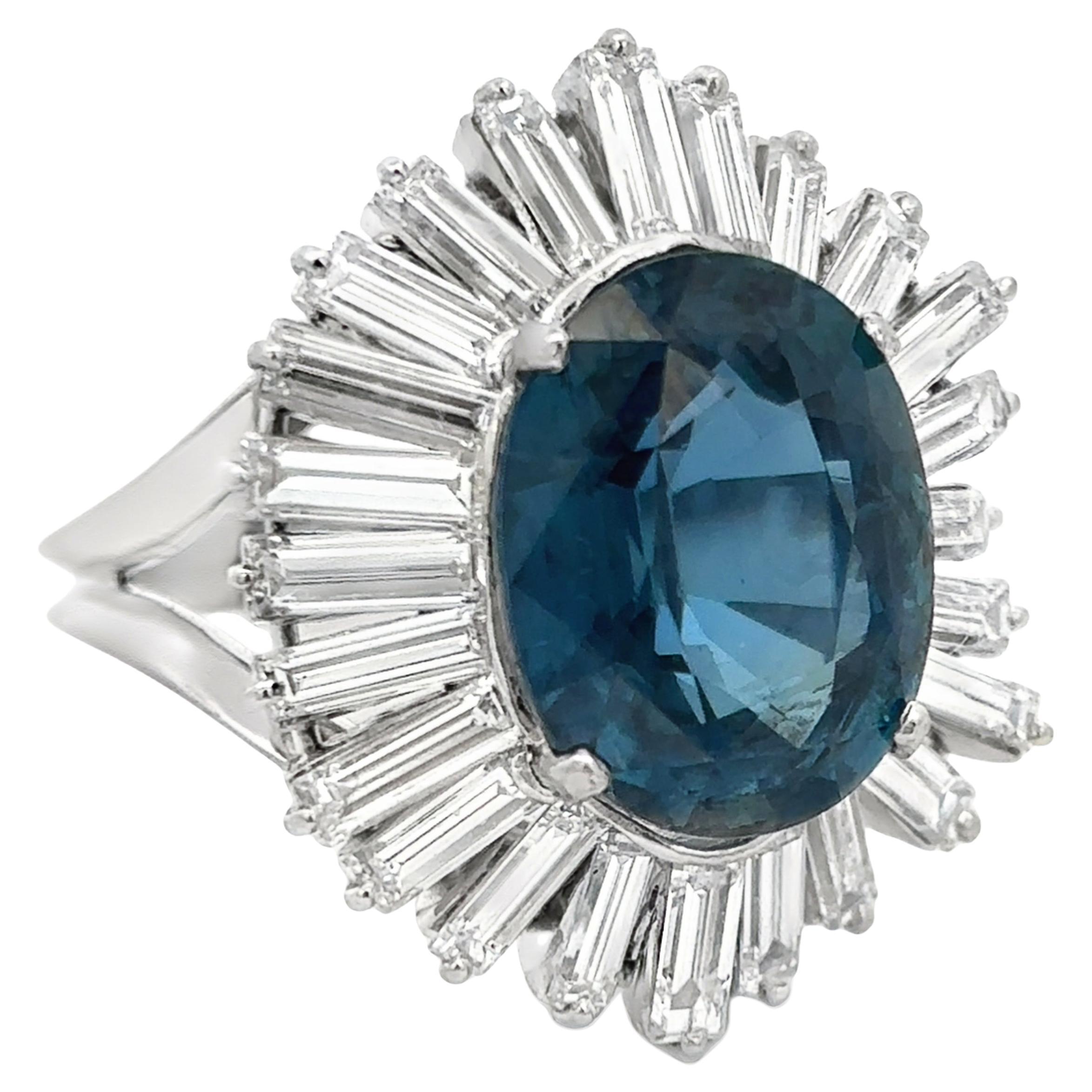 Van Cleef 
Arpels Zertifizierter Ballerina-Ring mit natürlichem Saphir im Angebot