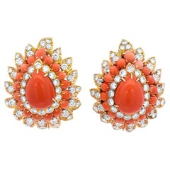 Van Cleef
Arpels Boucles d
oreilles corail et diamants
