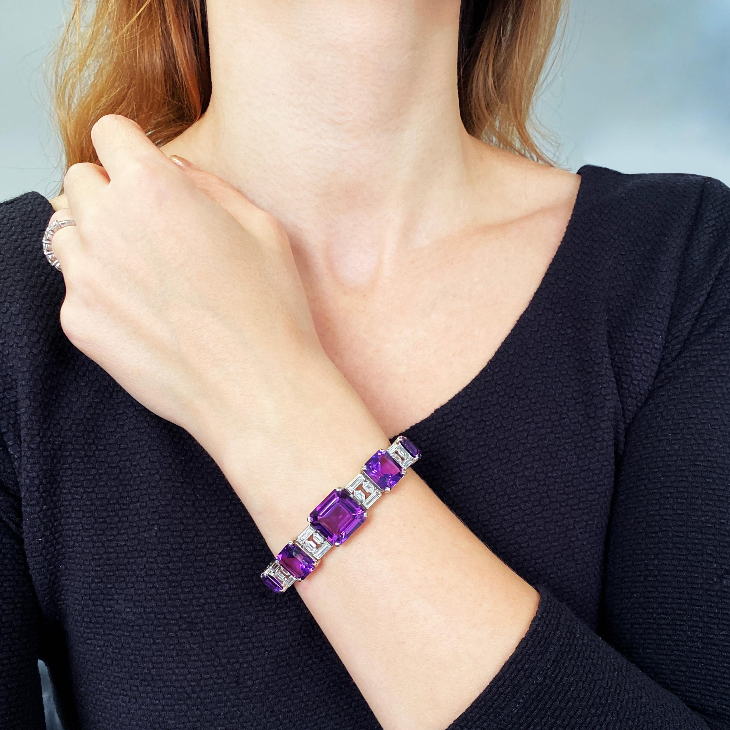 van cleef purple bracelet