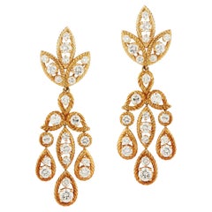 Orecchini a lampadario con diamanti Van Cleef & Arpels
