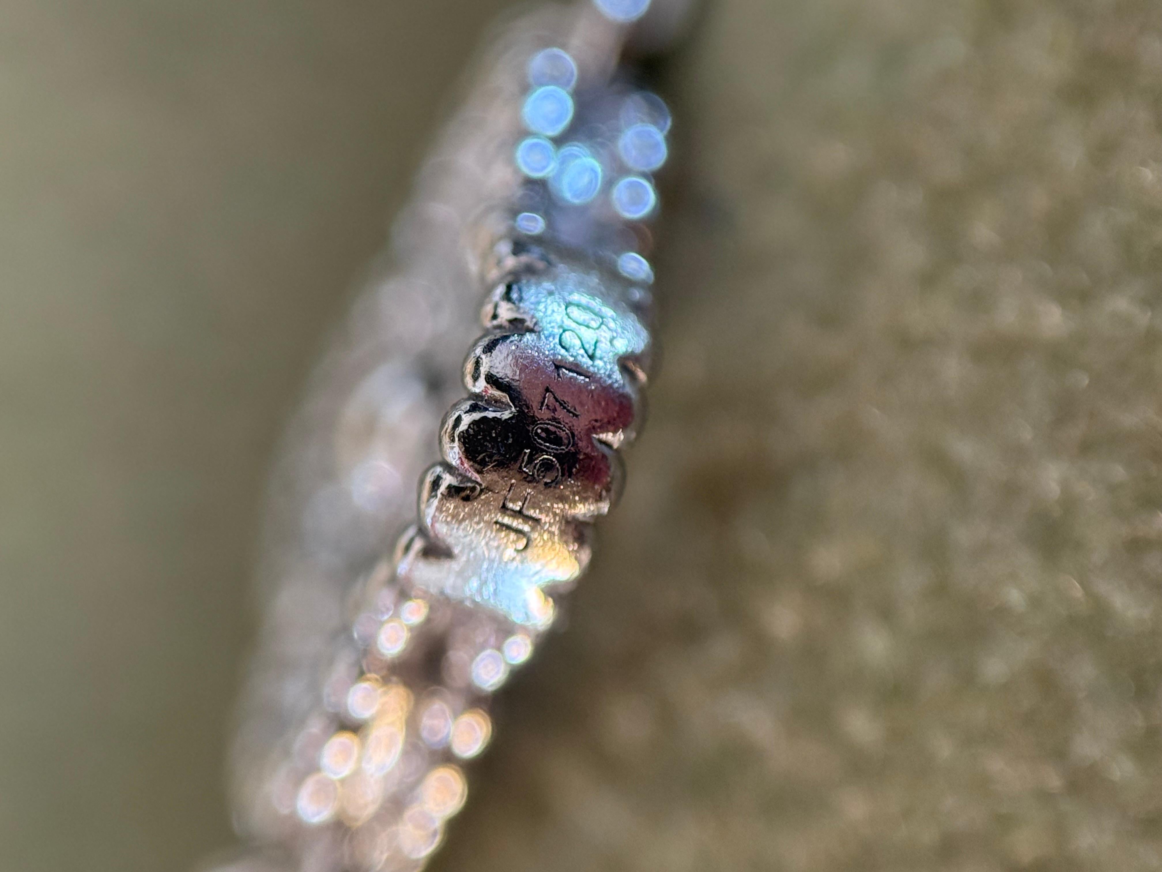 Van Cleef & Arpels Collar Largo Alhambra Dulce de Diamantes 16 Motivos en venta 5