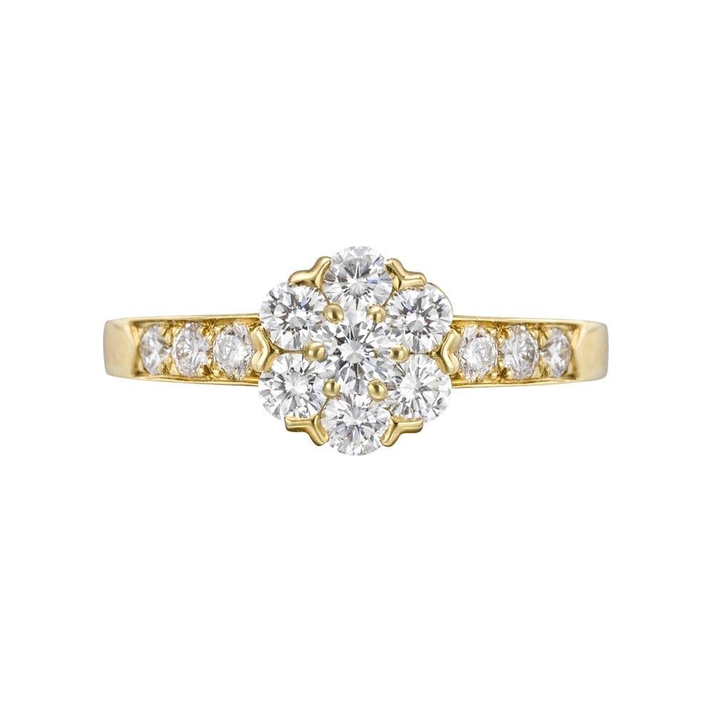 18k Yellow gold 
Diamonds 
Rind Size 6
ARA47352