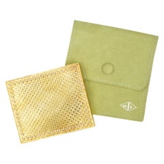 Used Van Cleef and Arpels Gold and Diamond Compact