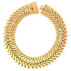 Van Cleef and Arpels golden bracelet