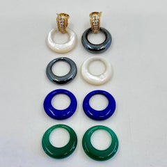 Van Cleef and Arpels Hoop Diamond Earring