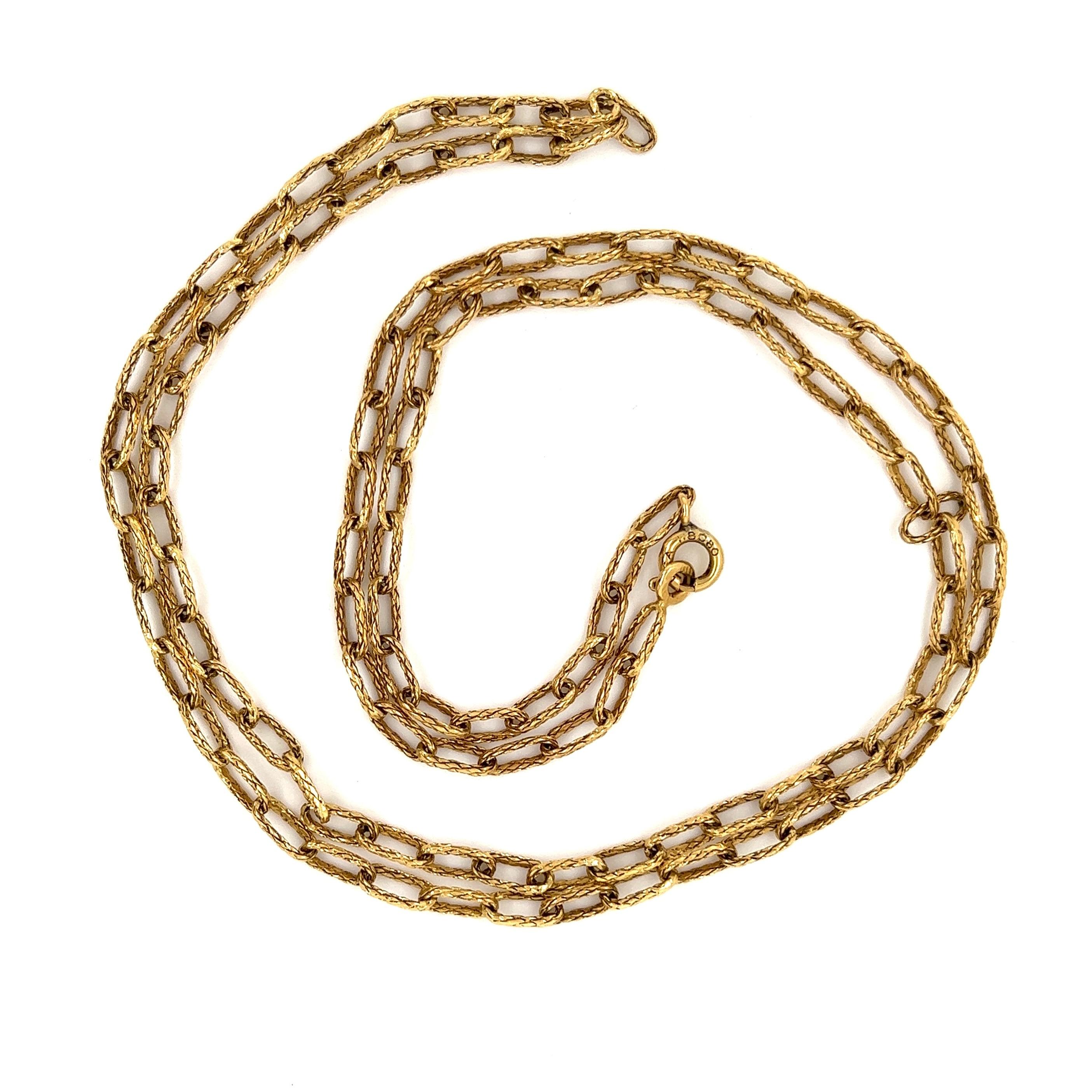 iconic gold necklace
