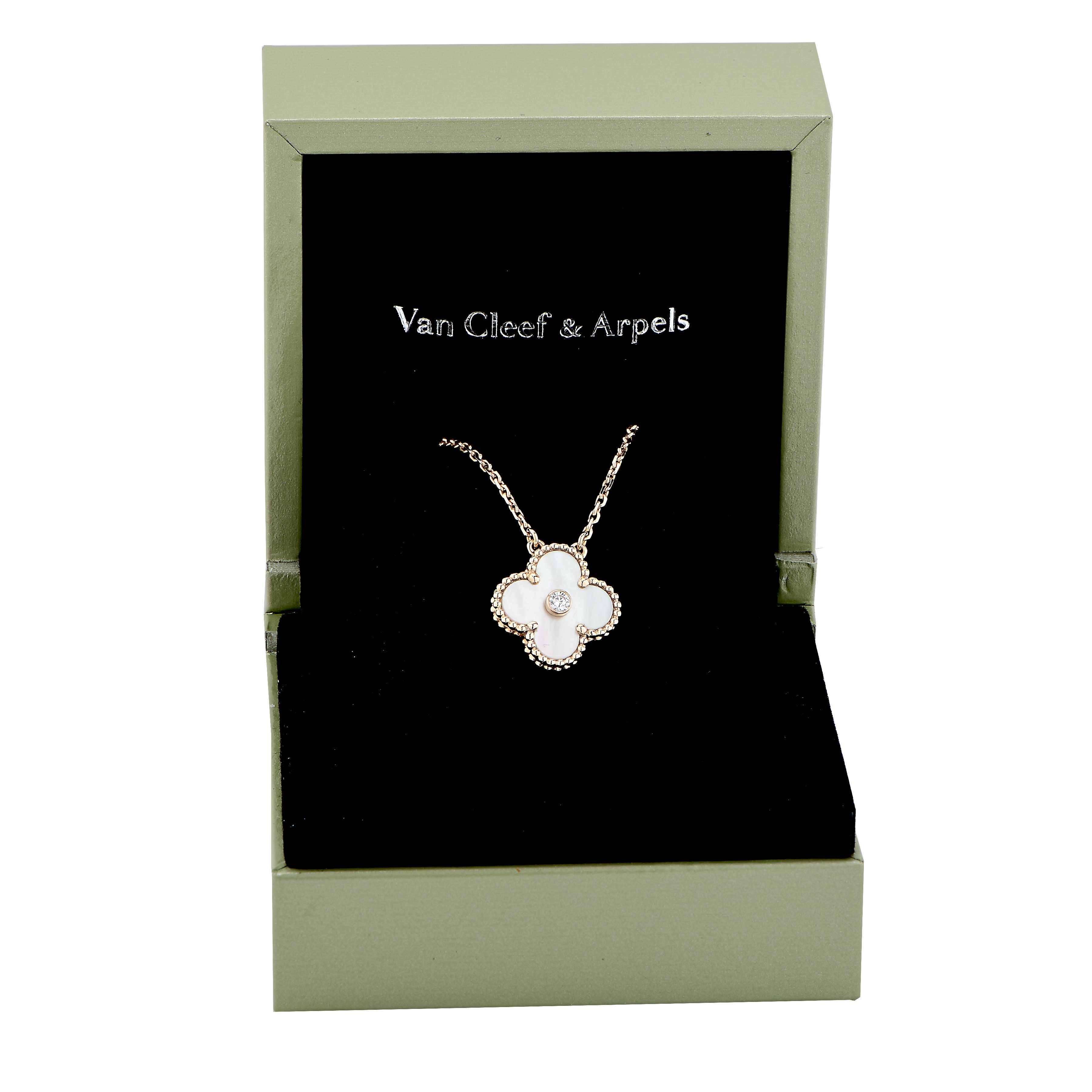 van cleef necklace limited edition