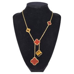 Van Cleef and Arpels Magic Alhambra Necklace with 6 Motifs