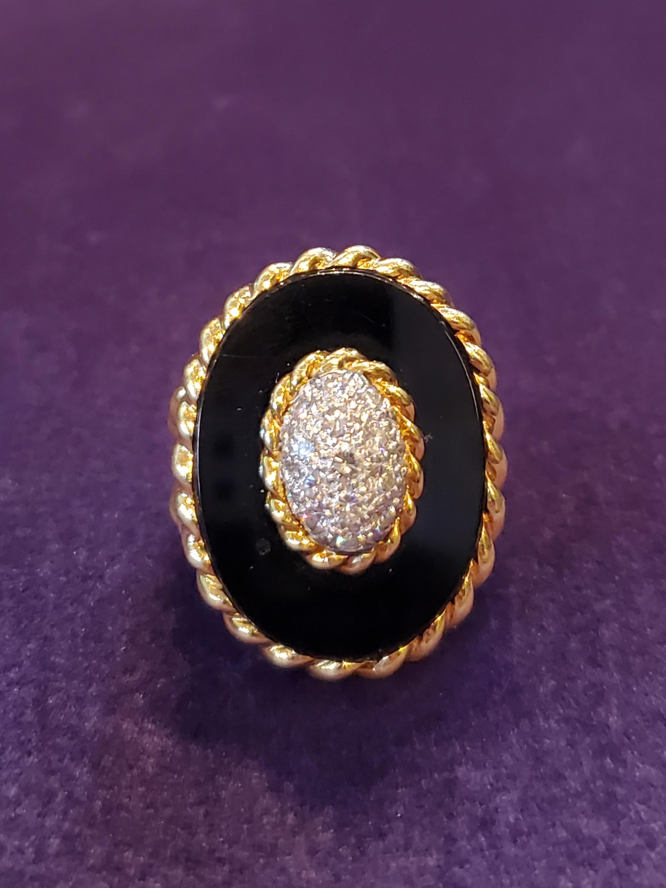 black van cleef ring