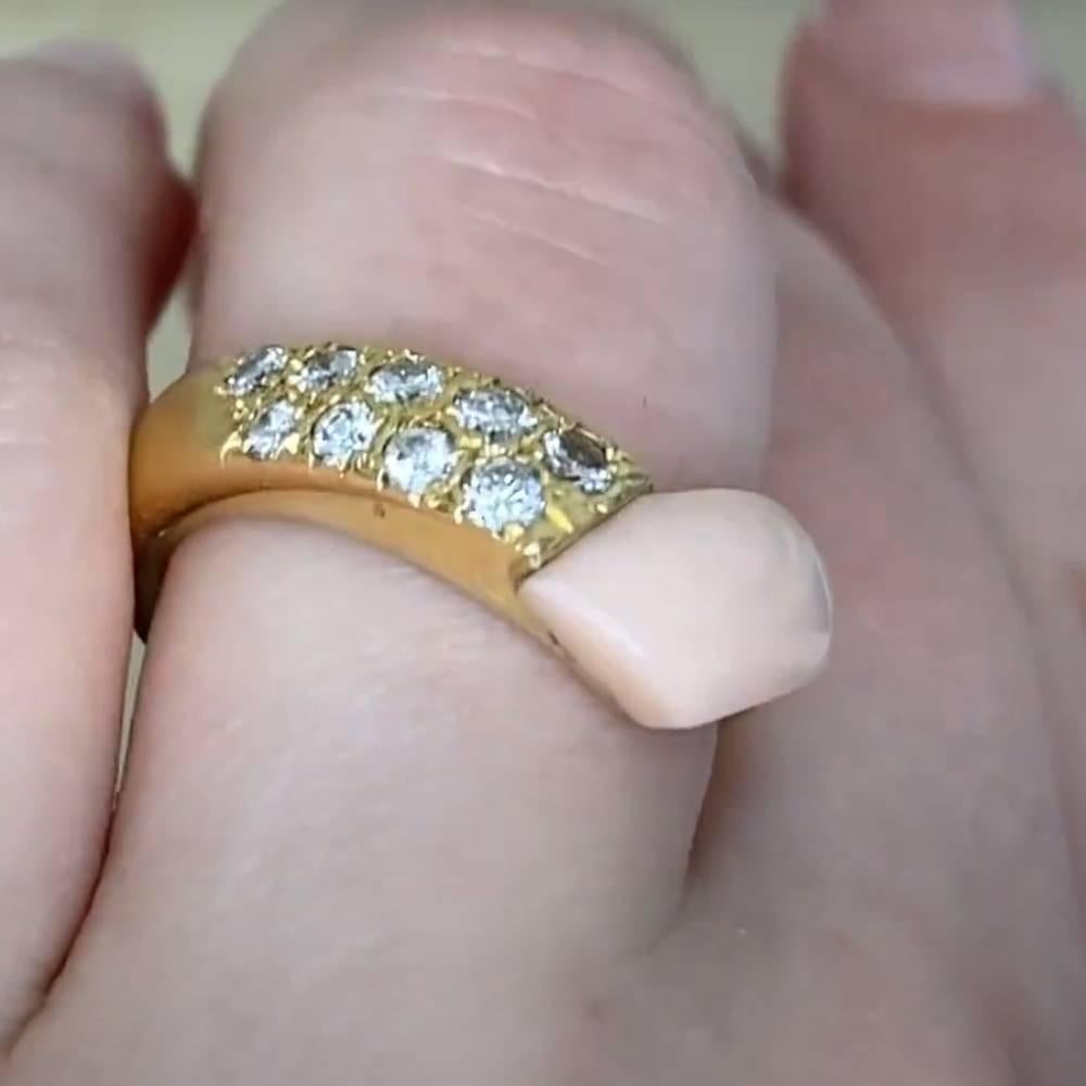 Van Cleef and Arpels Cocktailring mit runden Brillanten (ca. 0,50 Karat) im Zustand „Hervorragend“ im Angebot in New York, NY