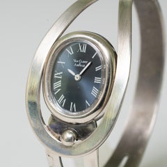Van Cleef & Arpels Silver Bracelet Watch
