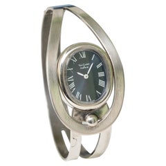 Used Van Cleef & Arpels Silver Bracelet Watch