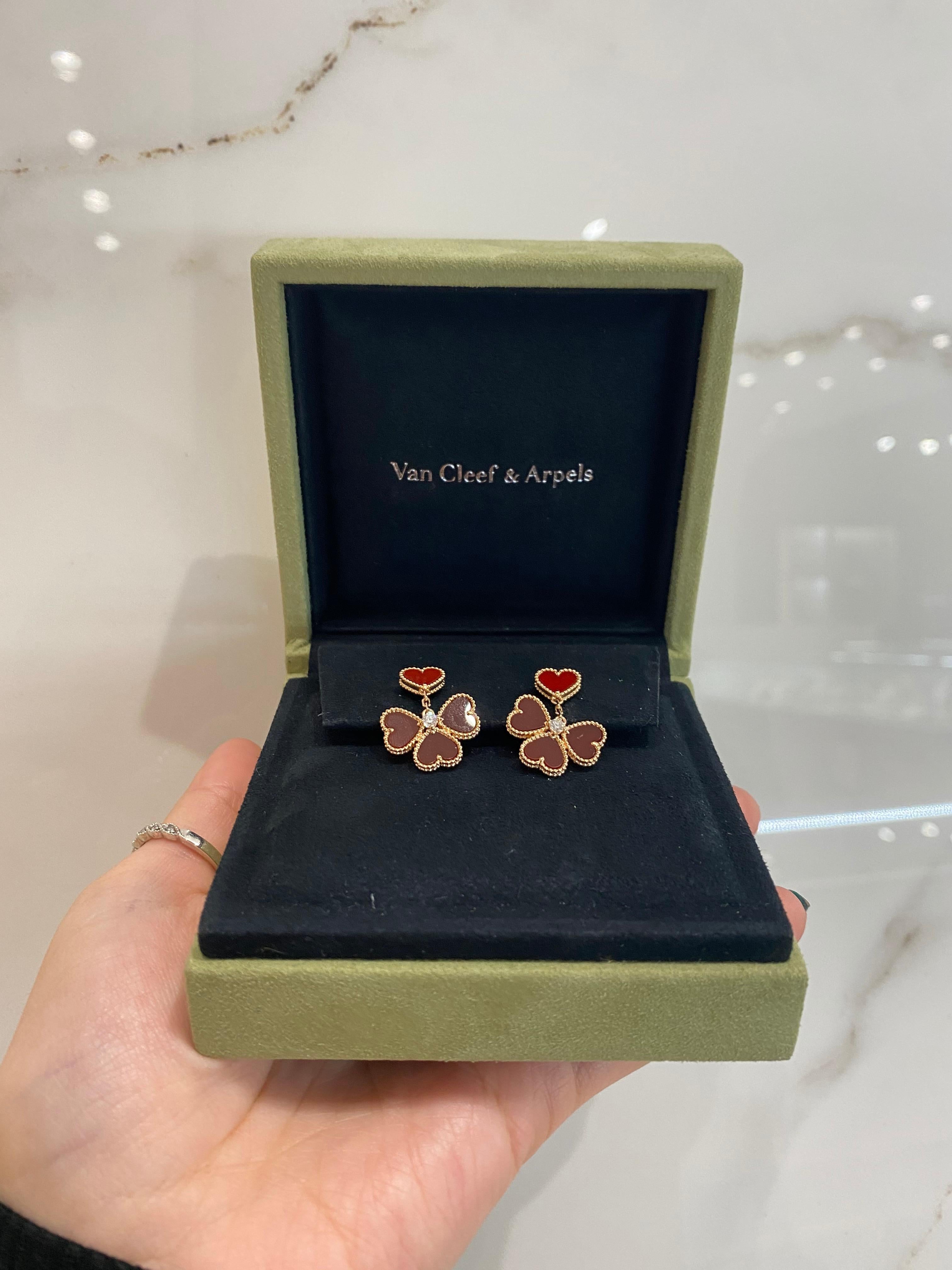 van cleef dangle earrings