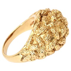 Van Cleef and Arpels Textured Dome Ring