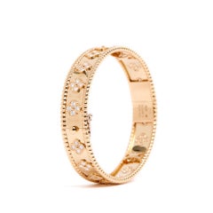 Van Cleef and Arpels VCA Perlee Alhambra Gold Diamonds Full set