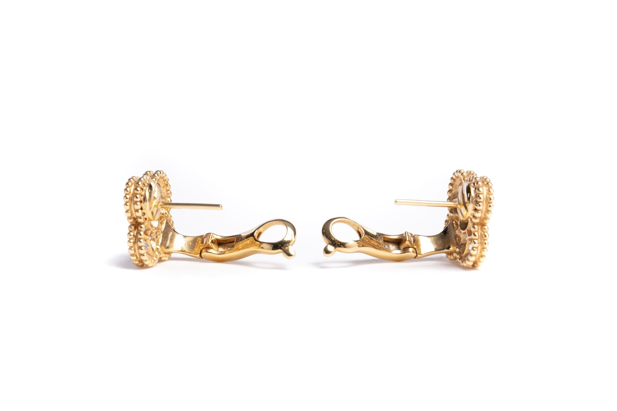 Van Cleef & Arpels Vintage Alhambra Earrings 1