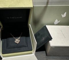 Van Cleef and Arpels Vintage Alhambra holiday pendant 2023 Silver Obsidian