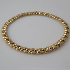 Van Cleef & Arpels Yellow Gold and Diamond Necklace
