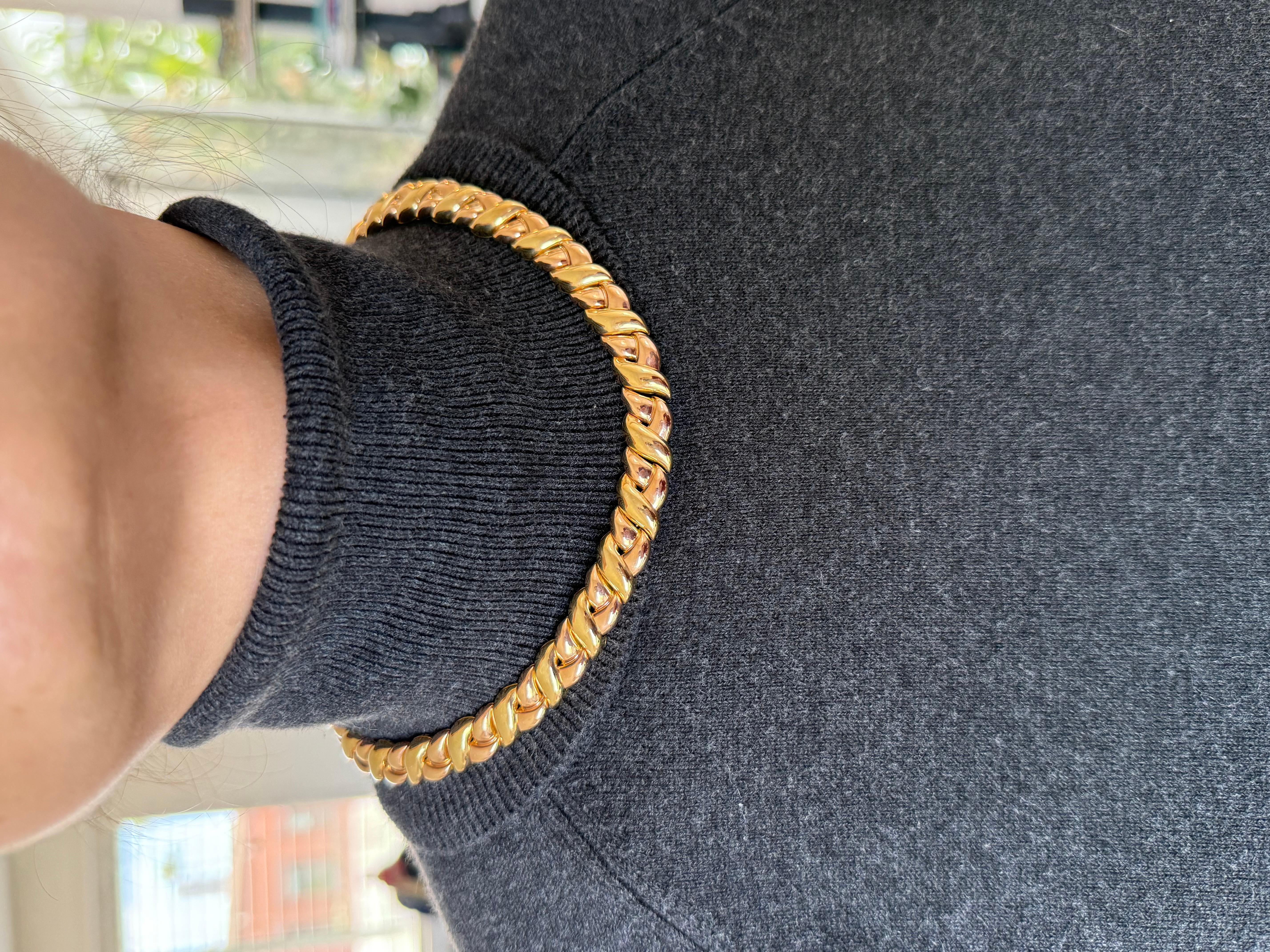 Van Cleef and Arpels Yellow Gold Collar 3