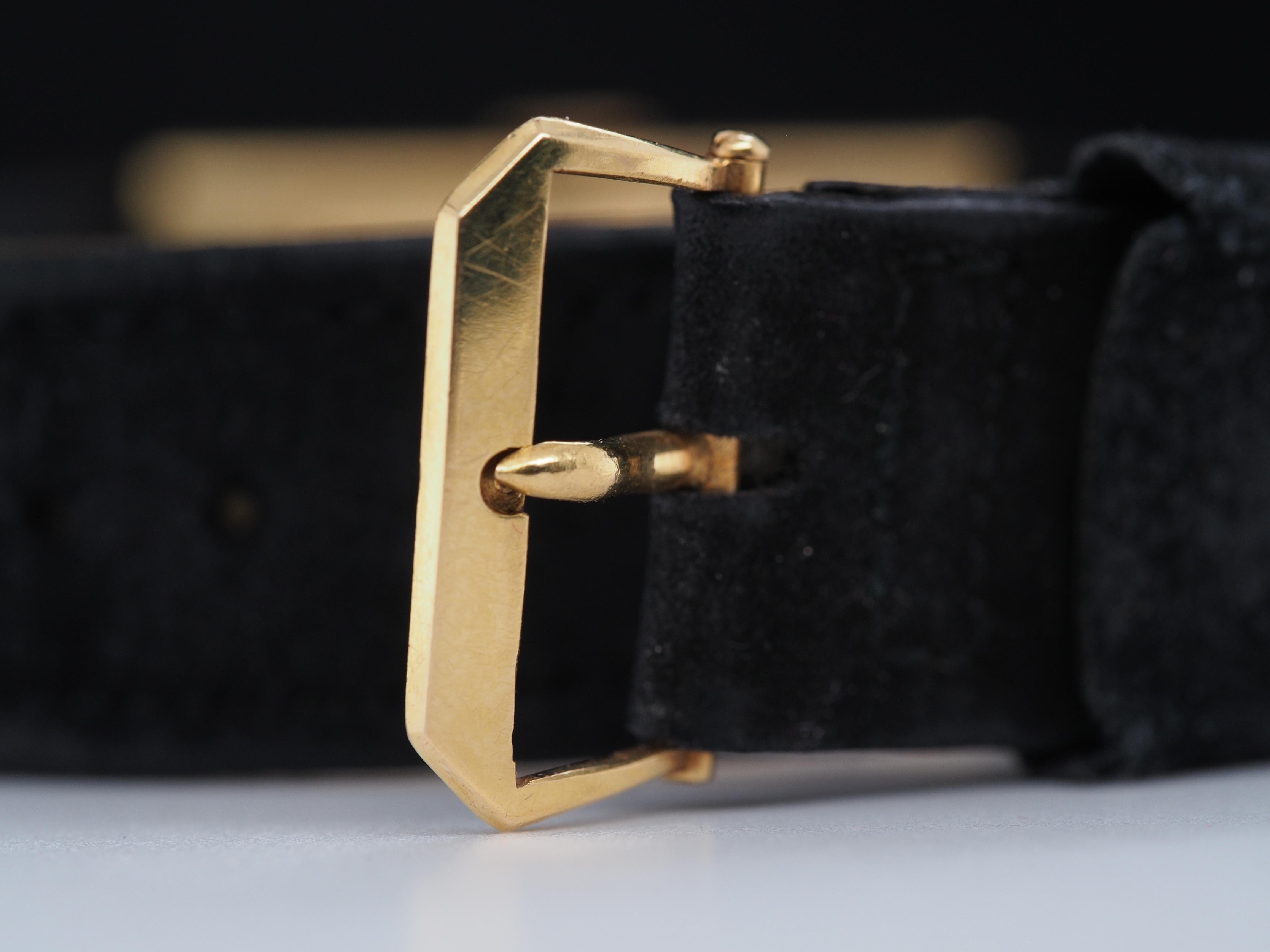 Van Cleef & Arels: 18 Karat Gelbgold Uhr mit Handaufzug im Angebot 4