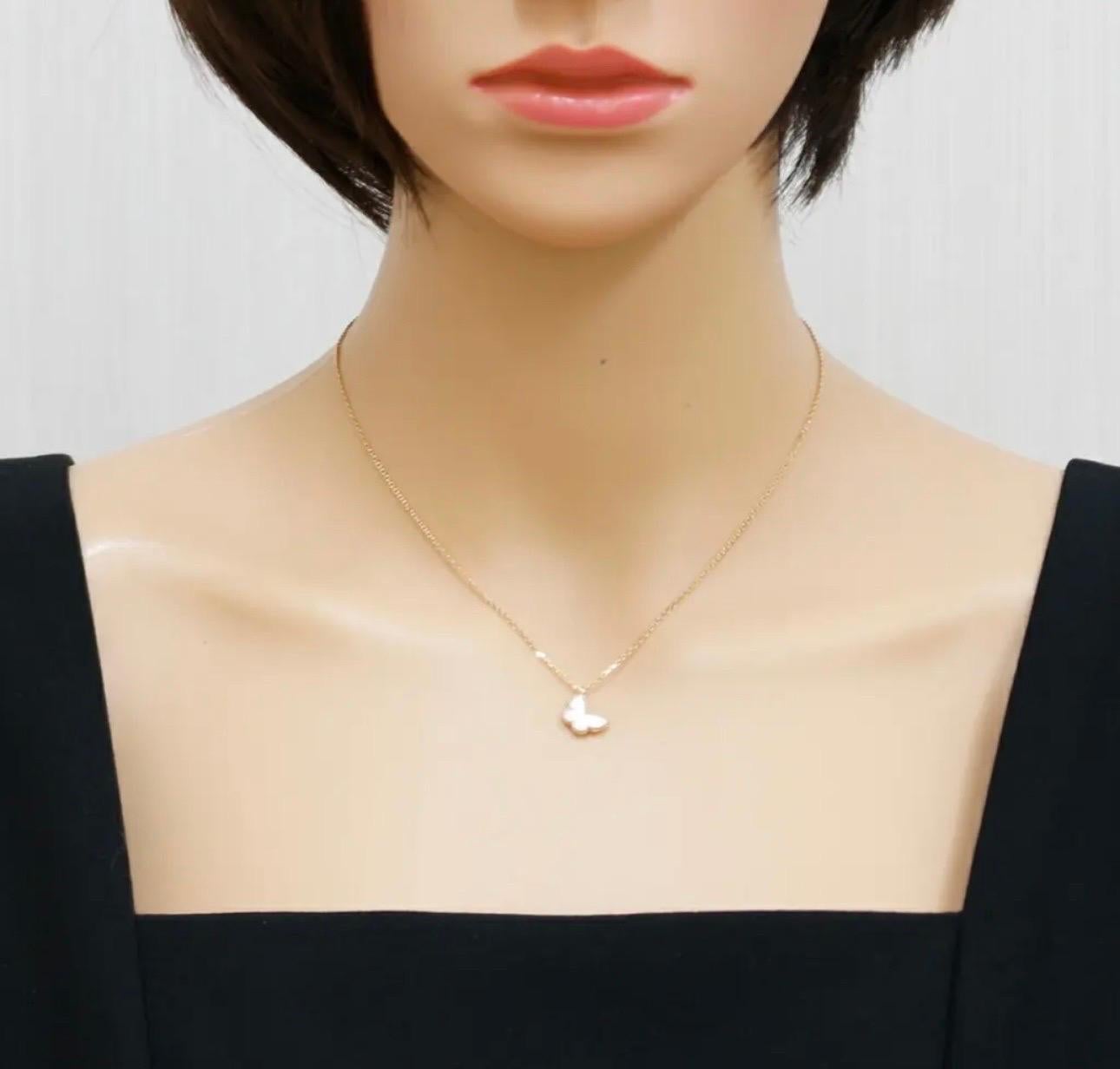 butterfly necklace van cleef