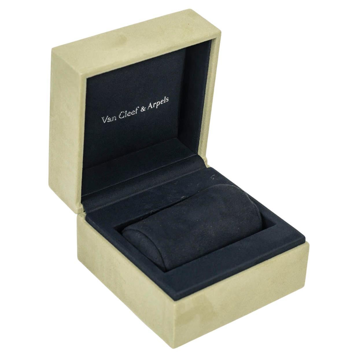 Van Cleef & Arpel Velvet Jewellery Box for a Watch, 1990.