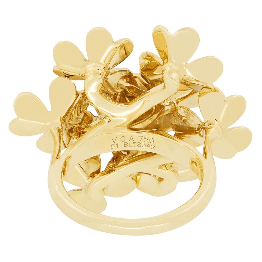 Van Cleef & Arpels, bague Frivole 8 fleurs de 0,43 carat Bon état - En vente à London, GB