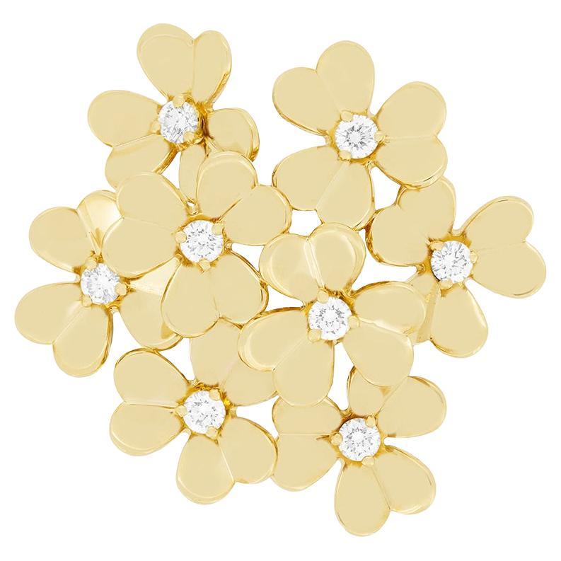 Van Cleef & Arpels Anillo Flor Frivole 8 Diamantes 0,43 ct