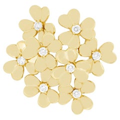 Van Cleef & Arpels 0,43ct Diamante Frivole 8 Fiore Anello