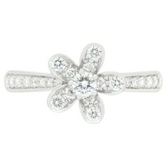 Van Cleef & Arpels 0.44ct Diamond 'Socrate' Flower Ring