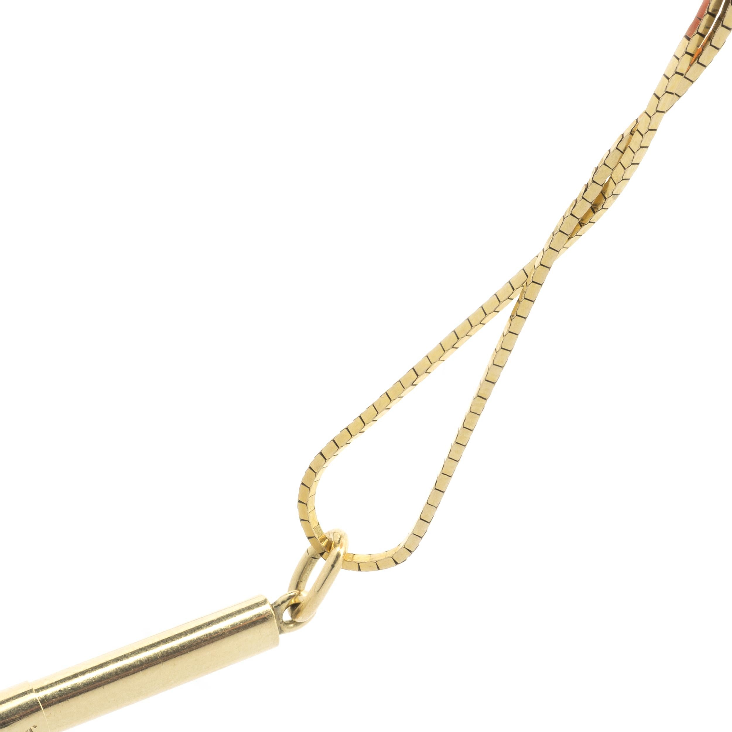 14k gold van cleef necklace