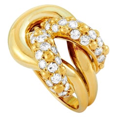 Van Cleef 
Arpels 1.70 Carat Diamond Yellow Gold Ring