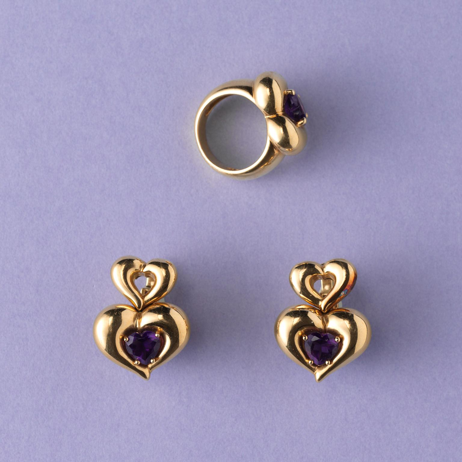 van cleef heart earrings