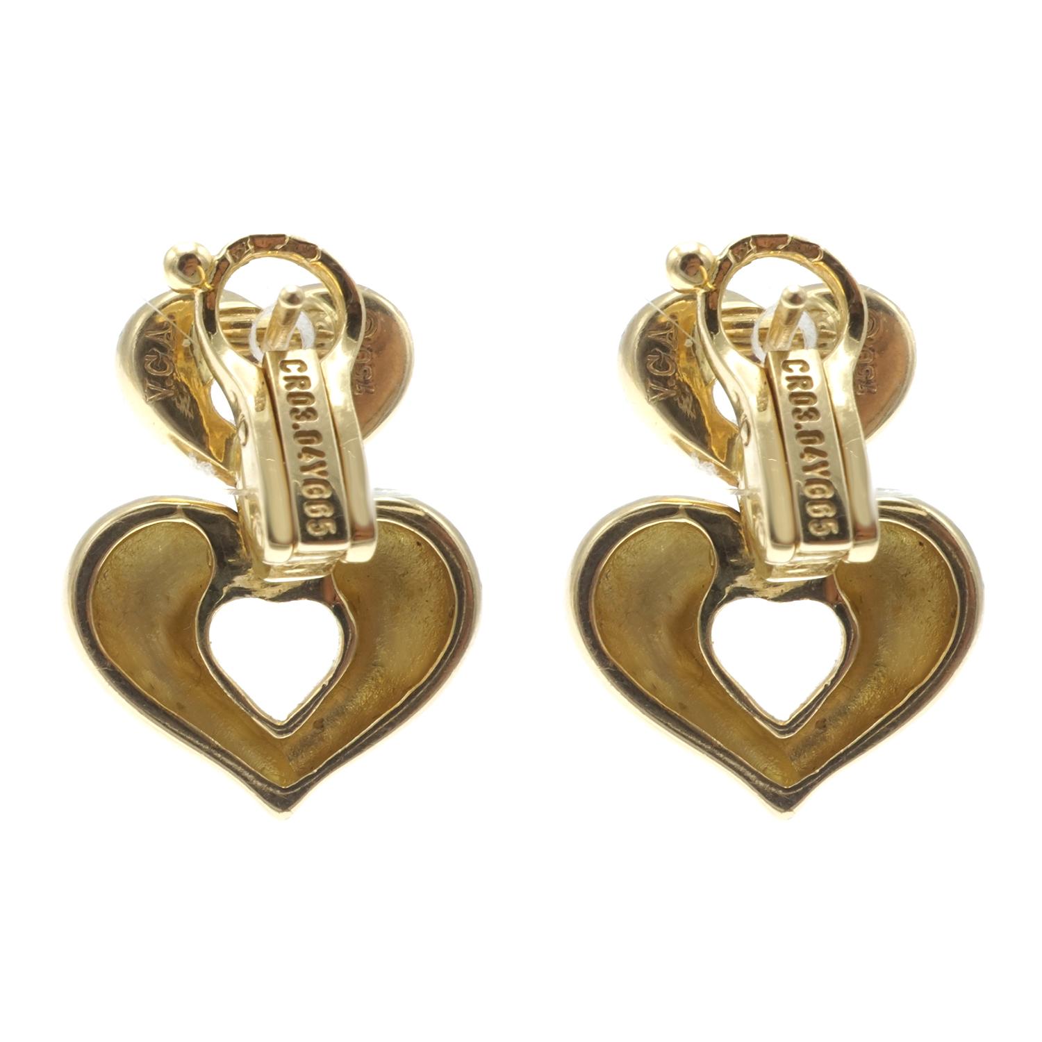 Van Cleef & Arpels 18 Karat Gold Earrings 1