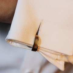 Van Cleef & Arpels 18 Karat Gold Stirrup Cufflinks, Circa 1960