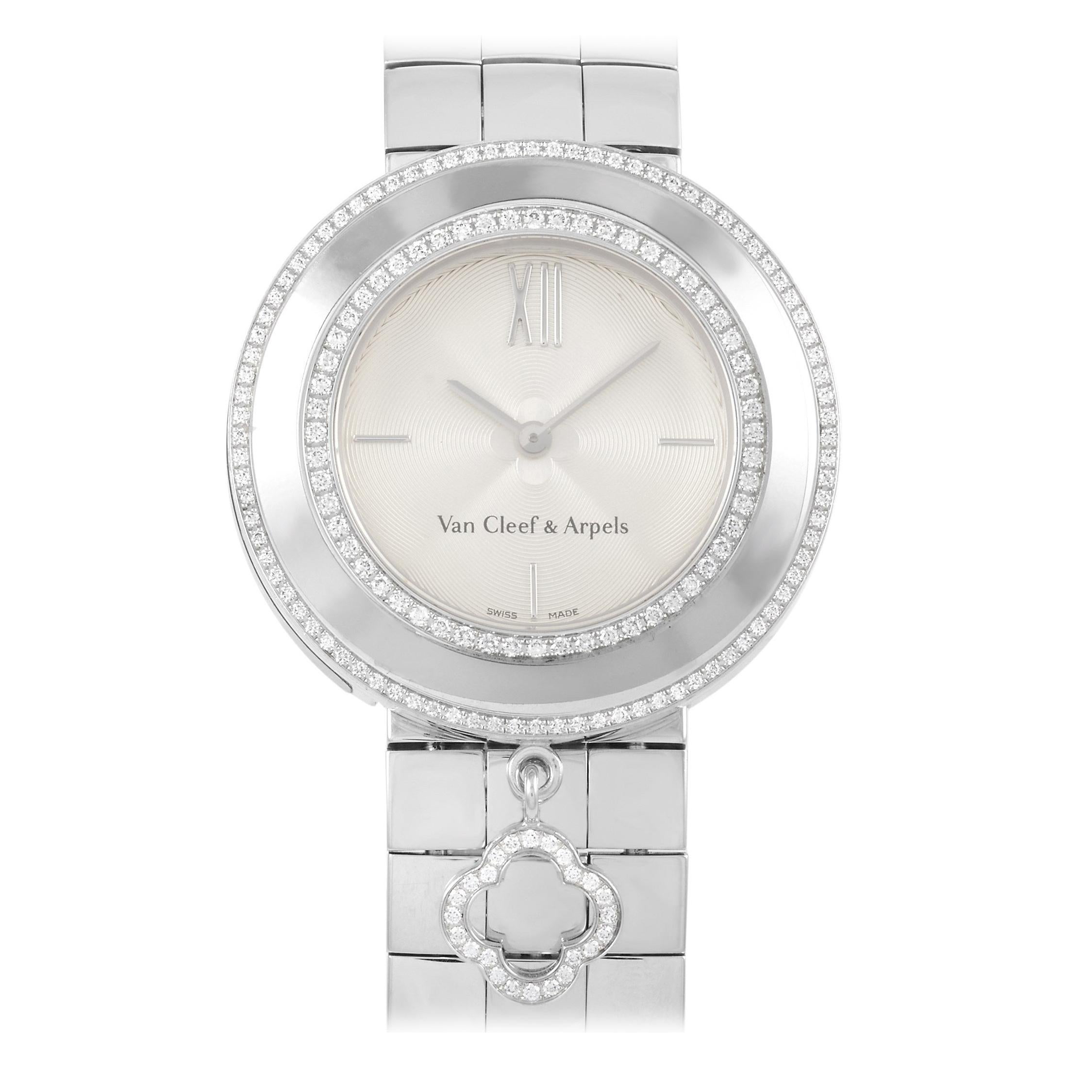 VAN CLEEF and ARPELS Alhambra Gold Watch at 1stDibs alhambra watch