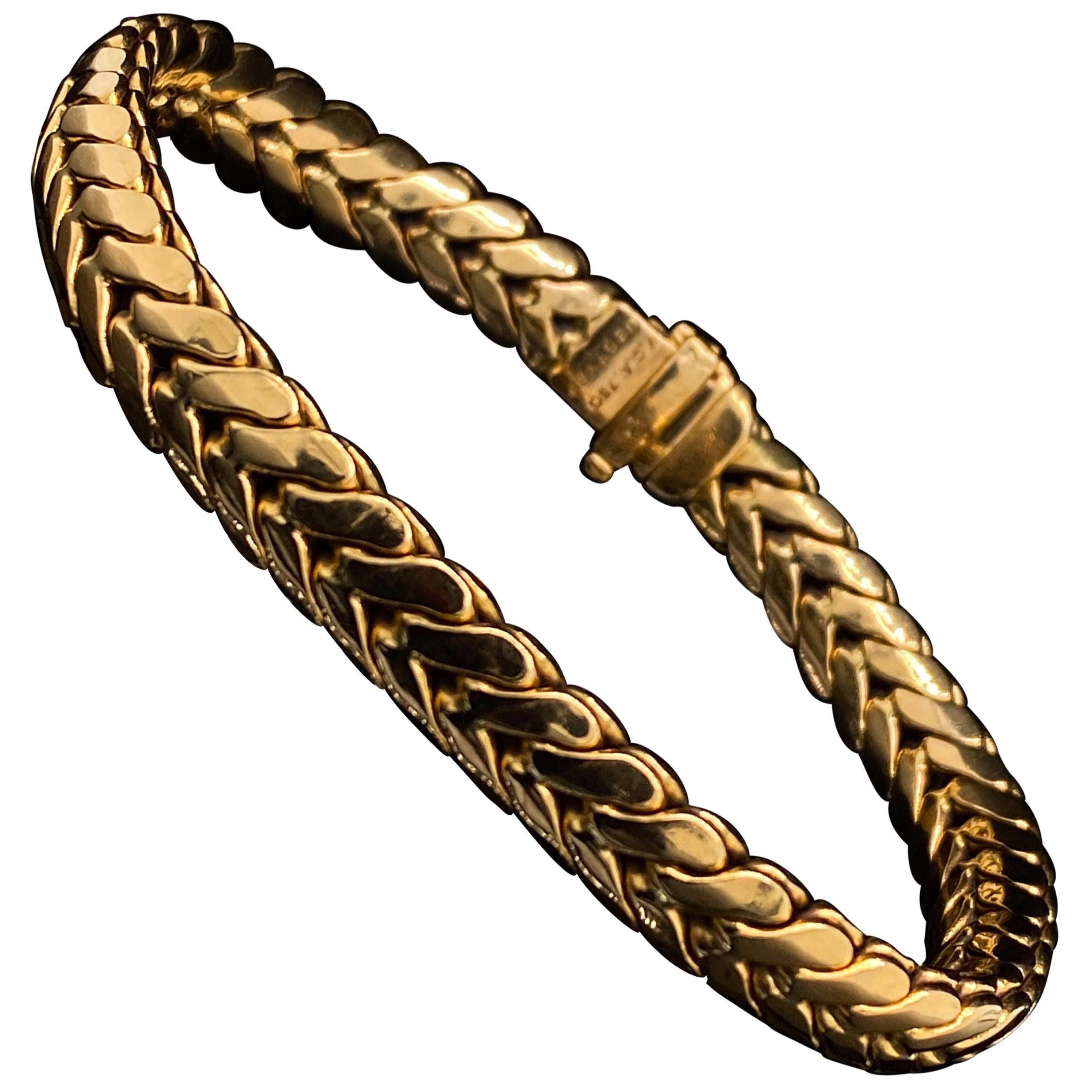 Van Cleef & Arpels 18 Karat Yellow Gold Bracelet