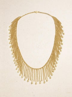 Collier à franges en or jaune 18 carats Van Cleef & Arpels, circa 1980