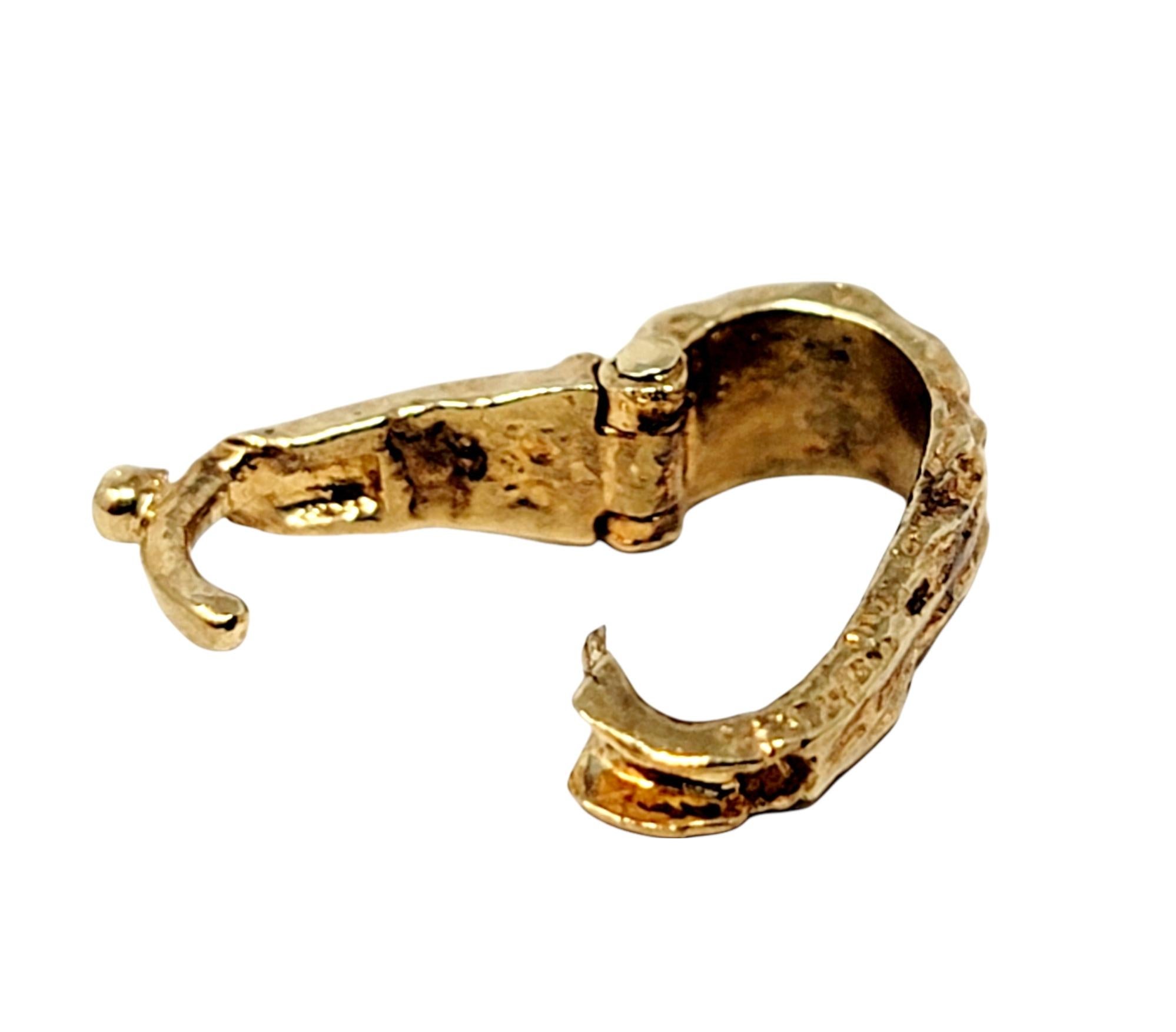 Van Cleef & Arpels Broche/pendentif lion en or jaune 18 carats avec diamants 11