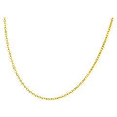 Van Cleef & Arpels 18 Karat Yellow Gold Long Chain Necklace