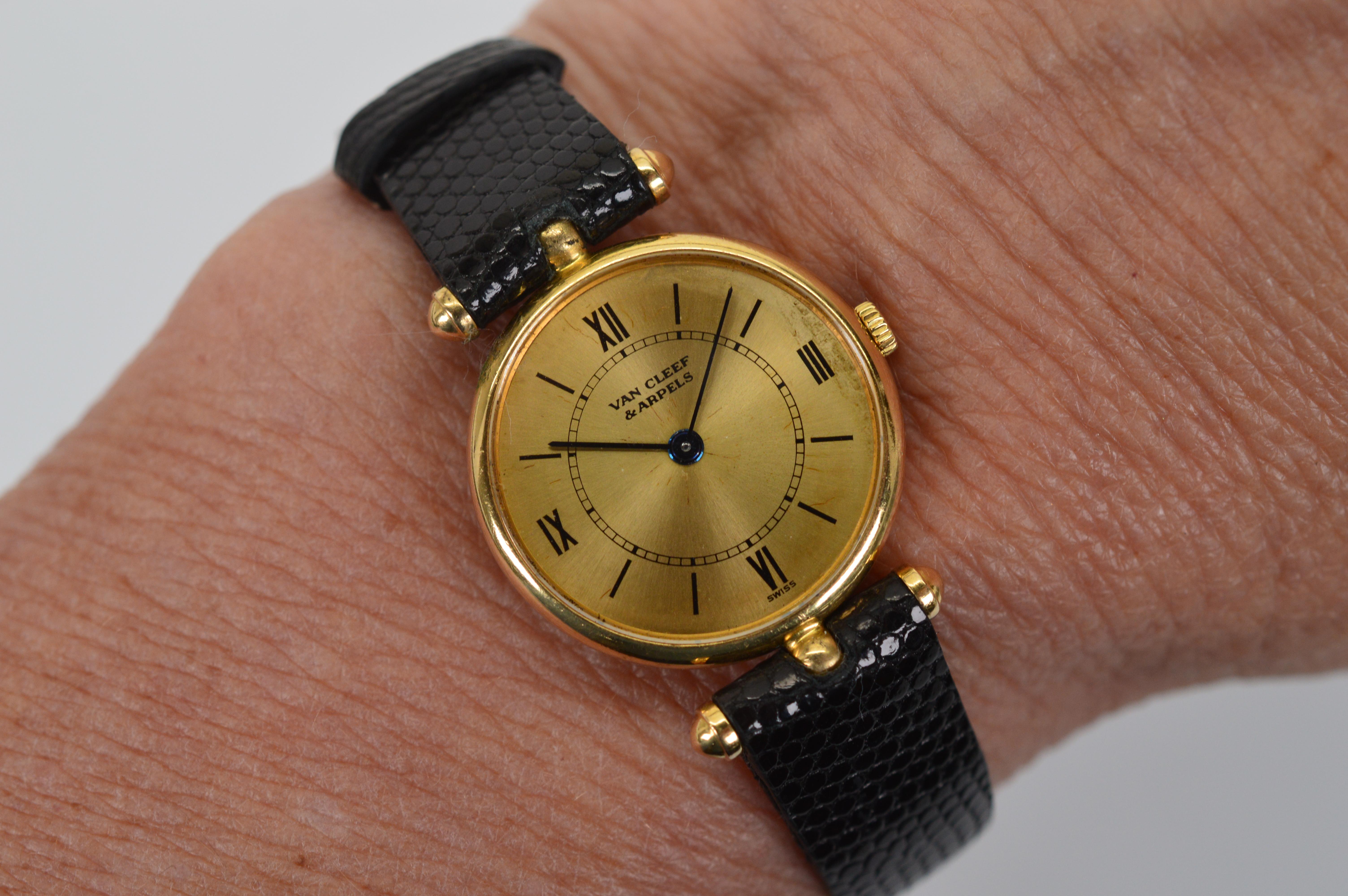  Van Cleef & Arpels Montre-bracelet Piaget en or jaune 18 carats pour femmes Pour femmes 