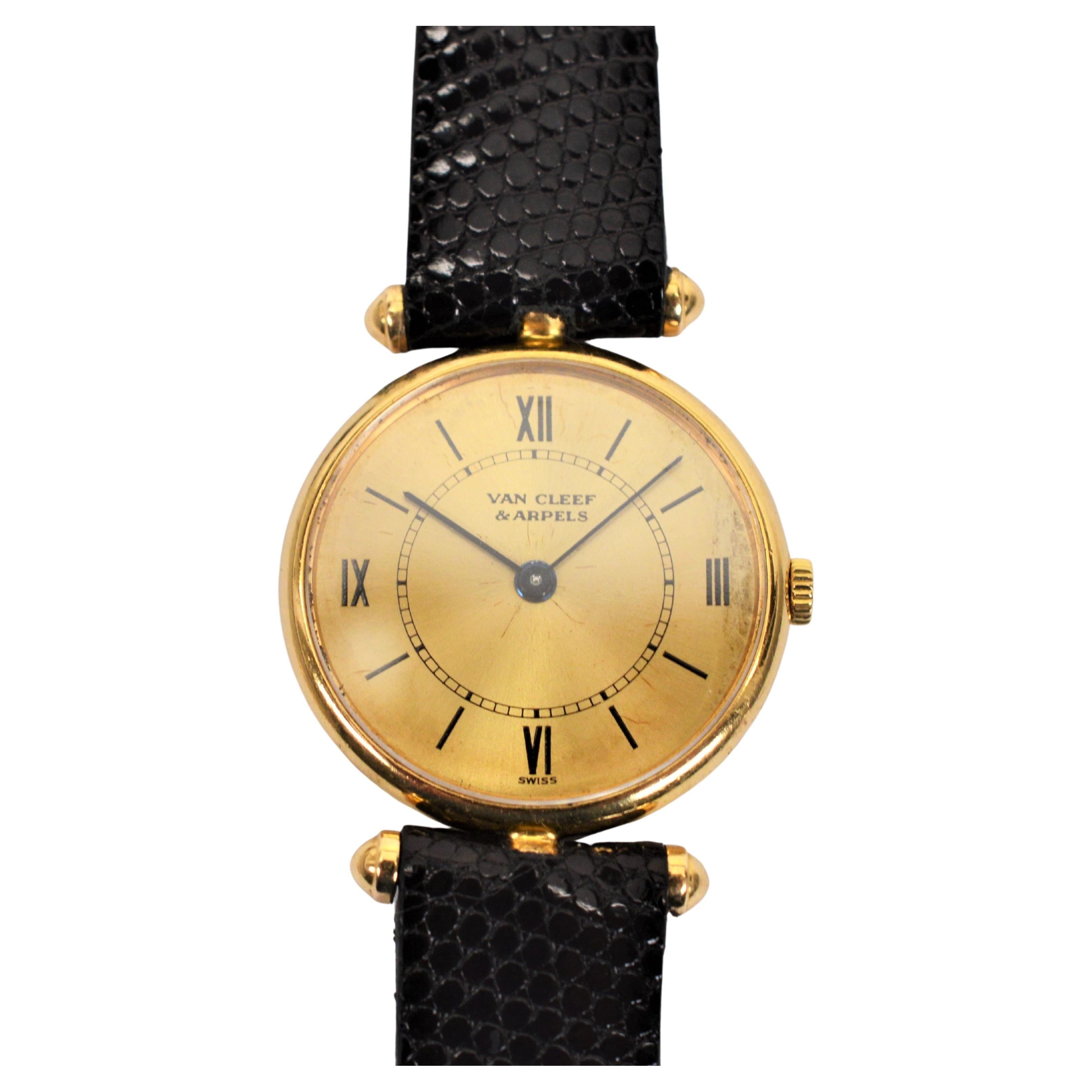 Van Cleef & Arpels Montre-bracelet Piaget en or jaune 18 carats pour femmes