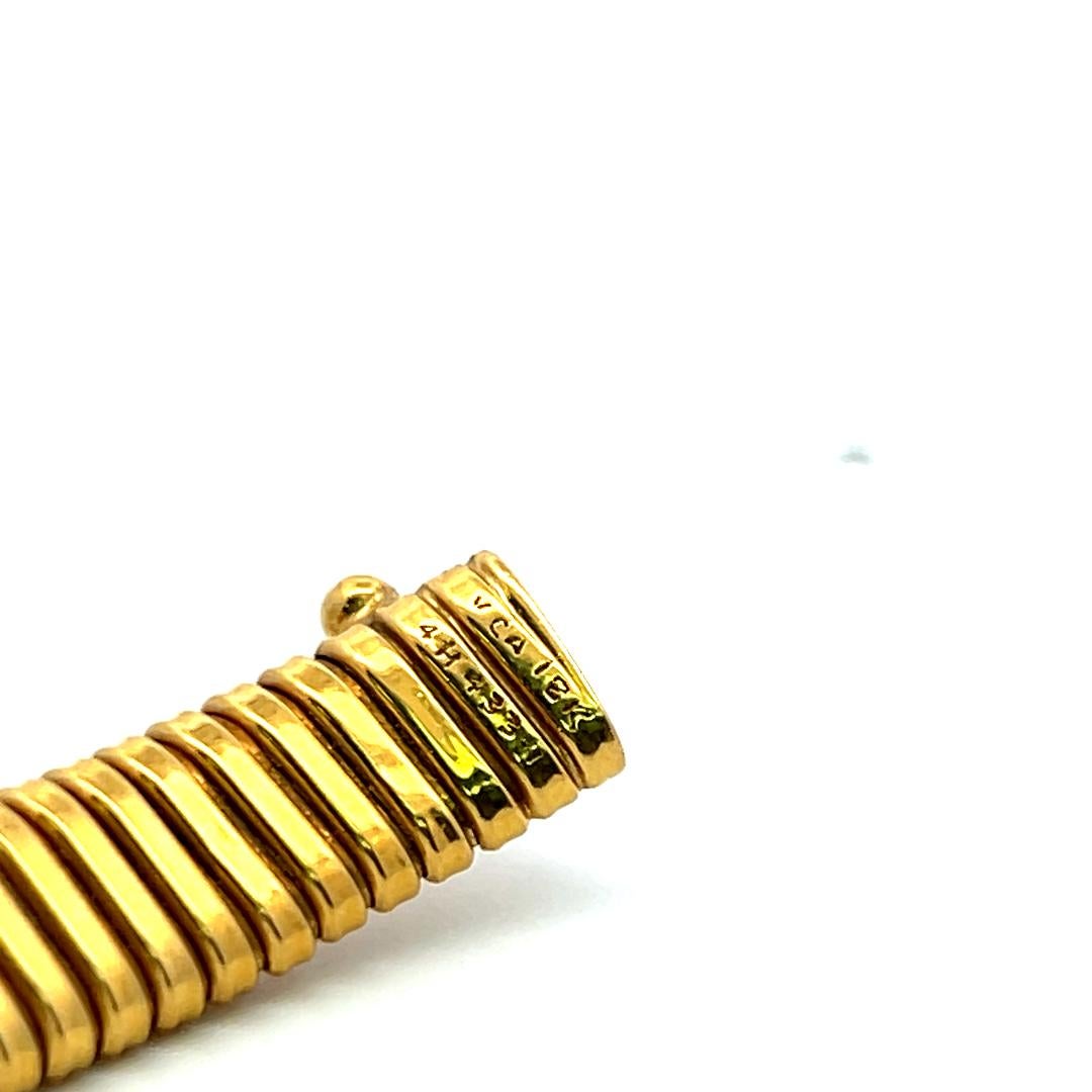 Van Cleef & Arpels - Collana girocollo Tubogas in oro giallo 18 carati in vendita 4