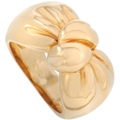 Van Cleef & Arpels 18 Karat Yellow Gold Turban Band Ring