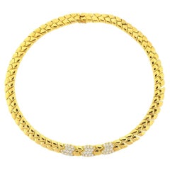 Van Cleef & Arpels Choker Necklace 18K Yellow Gold