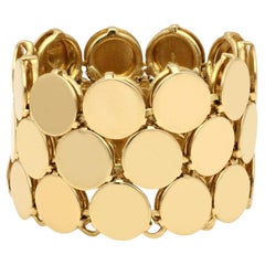 Van Cleef 
Arpels 18 Karat Gelbgold Kreis-Link-Ring