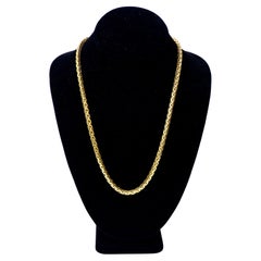 Retro Van Cleef & Arpels 18k Gold Chain Necklace