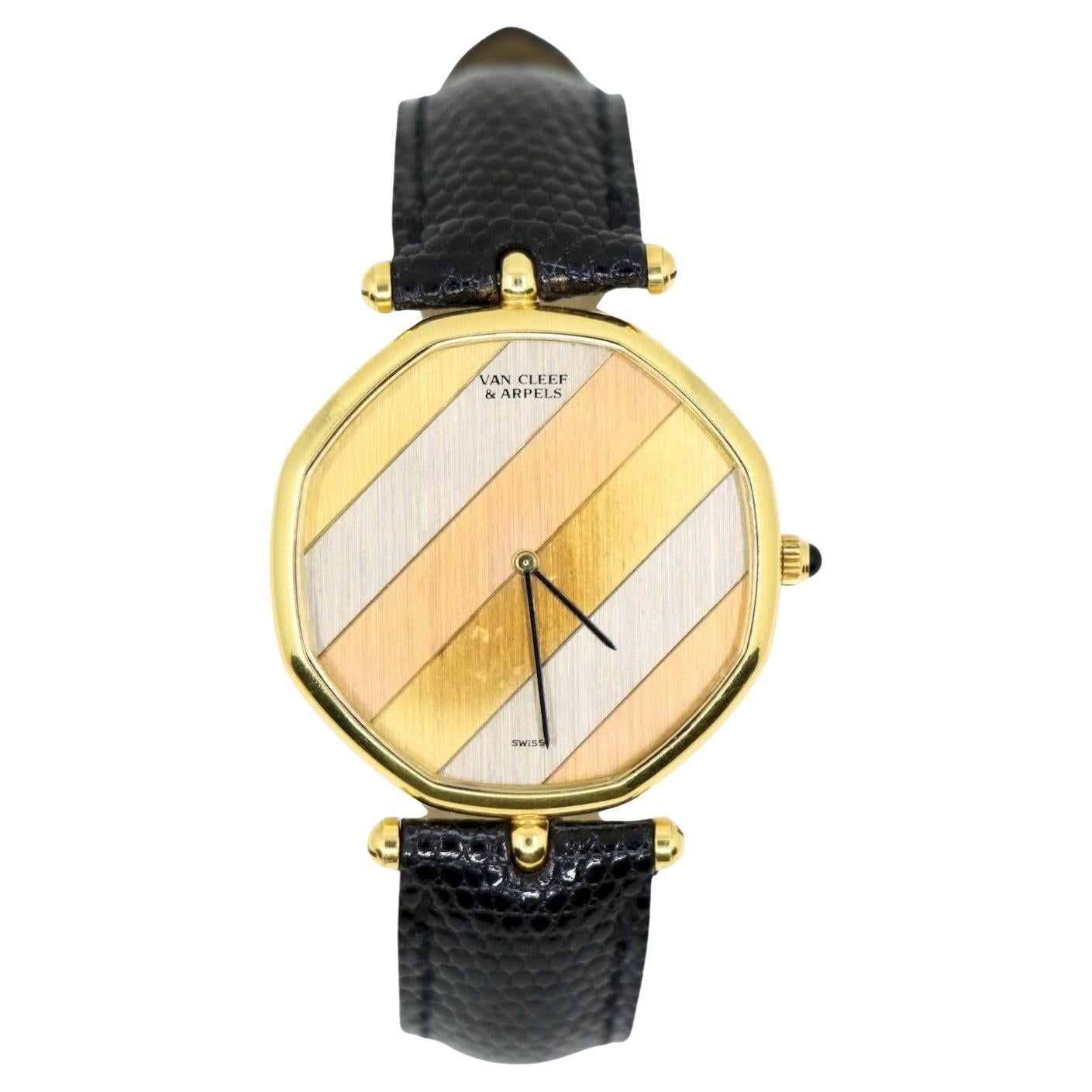 Van Cleef & Arpels Or 18K Circa 1990 Montre-bracelet automatique