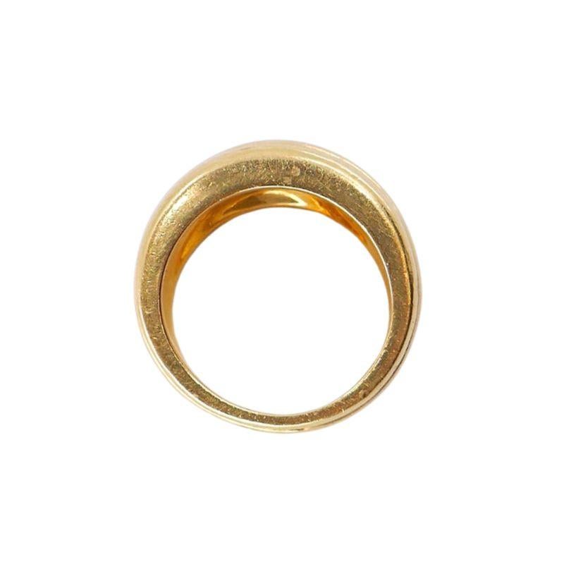 Van Cleef & Arpels Anello a fascia con diamanti in oro 18 ct. 6,25 in vendita 3