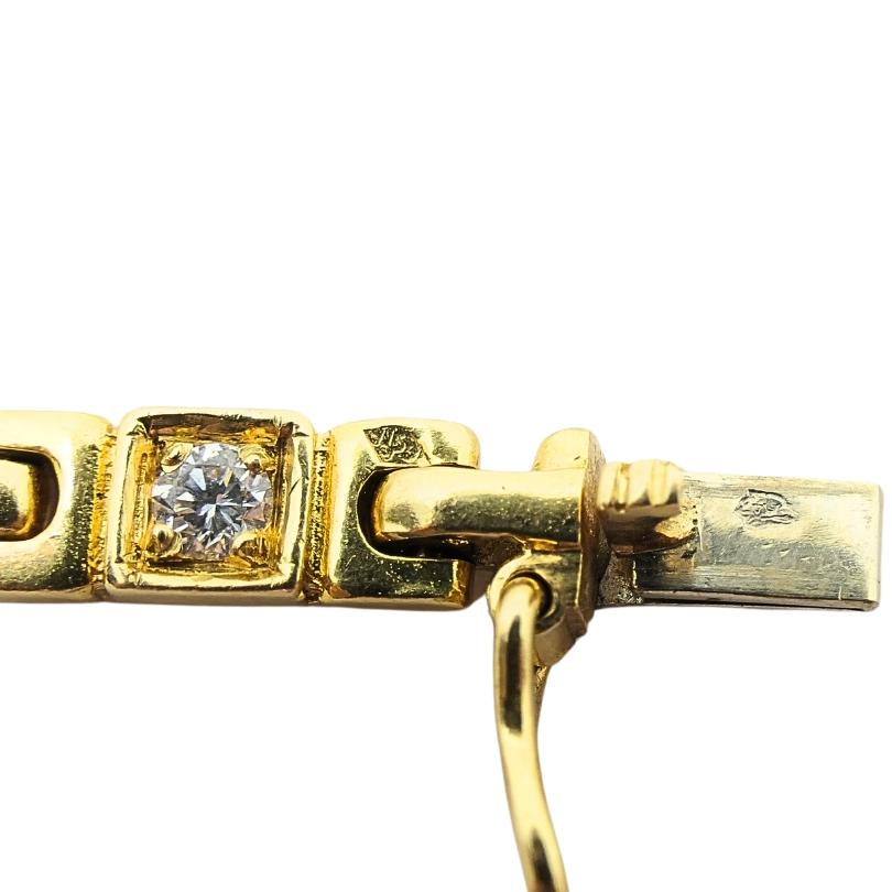 Van Cleef & Arpels Bracelet en or 18 carats et diamants en vente 4